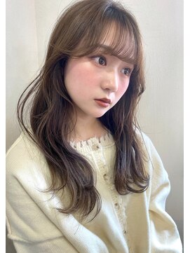 アリスバイアフロート 自由が丘(ALICe by AFLOAT) 抜け感シースルーバングマロンベージュ