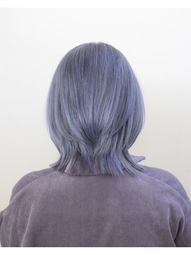 ルプラ ガーデン(le-pla garden) ブルーグレー#ダブルカラー#ウルフレイヤー#ケアブリーチ#豊橋