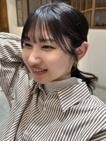 ビューブルー 亀戸錦糸町(VIEW BLUE)&nbsp;◎ 美髪カールピンクブラウンエアリーセミディ似合わせ前髪