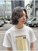 メンズボブ メンズヘア メンズボブパーマ メンズパーマ 銀座