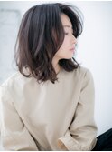 博多/髪質改善/グレージュカラー!ルーズこなれミディc