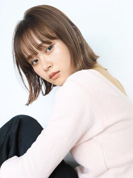 トリッカ シブヤ(TRICCA SHIBUYA) ブリーチなしカラー/外はねボブ/シースルーバング/秋カラー/渋谷