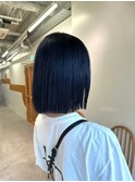 【Neeluscuro_take】ボブ×ネイビーカラー