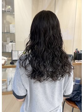 シアン 大須店(CYAN.) 黒髪パーマ×大きめカール