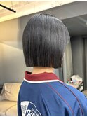 切りっぱなしボブ/顎ラインボブ/ミニボブ@重里