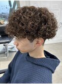 福岡プードルパーマハードスパイラルパーママッシュメンズパーマ