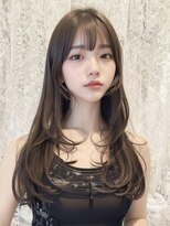 オリンテ バイ レシッド 表参道(orente by rcid)&nbsp;髪質改善顔周りレイヤーカット酸熱ストレートホワイトグレージュ