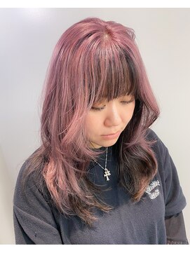 ヴェルダ 池袋店(verda) ピンクカラー×レイヤースタイル◎yamamoto