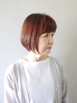 ラトリエコンタン(L´atelier Content) 30代40代50代おすすめ　軽いシルエットのポイント低めグラボブ