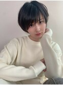 【BOTANIUM by Rr SALON】黒髪ショートボブ×ダークアッシュ☆