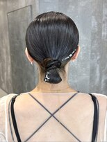 ピークアブー 原宿ハラカド(PEEK-A-BOO) ヘアセット 結婚式ヘア タイトヘア お団子 お呼ばれヘア