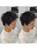 スパイキーショートスパイキーパーマ
