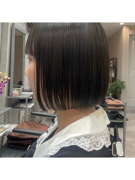 ソヨン 本厚木店(SOYON) 黒髪ボブ/内巻きボブ/ナチュラルボブ