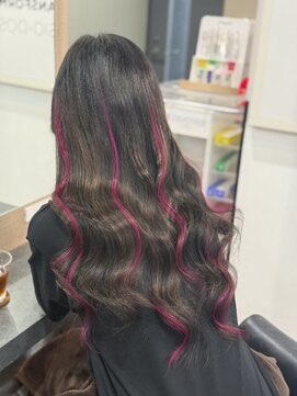 ラピス 横浜(Lapis) ブラウンカラーピンクシールエクステ