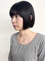 モリオフロムロンドン 松戸店(Morio from London)&nbsp;【morio松戸 石山】大人可愛い黒髪ナチュラルミニボブコンパクト