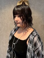 パーミル ルモ クマモト(permille ‰ LUMO Kumamoto)&nbsp;ボブパーマ×ブラック