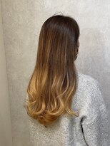 ウィスプ 赤羽店(wisp) 抜きっぱなしバレイヤージュカラー