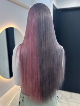 ラピス 福岡天神店(Lapis) やまでぃーハイトーンブリーチ&ダブルカラーエクステ髪質改善