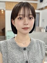 ハニーシブヤ(HONEY shibuya)&nbsp;ボブ/イメチェン/ココアブラウン/脱白髪染め２