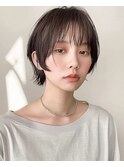 ココアベージュ/オリーブグレー/小顔/黒髪[立川/髪質改善]