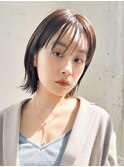 切りっぱなしボブレイヤーボブパーマボブヘアセット韓国レイヤー