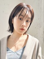 ローマー(ROAMER omotesando)&nbsp;切りっぱなしボブレイヤーボブパーマボブヘアセット韓国レイヤー