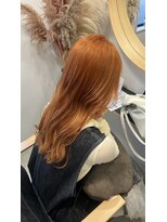 ハイク(HYKE) ダブルカラーで叶うオレンジヘア