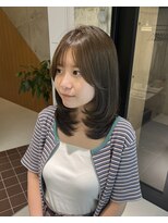 ナギ 千種(nagi)&nbsp;小顔 × 丸みミディアムレイヤー