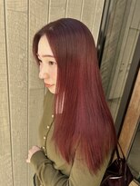 エイム ディクト ヘアー プロデュース(ame D.C.T HAIR PRODUCE)&nbsp;チェリーレッドカラー