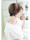 似合わせカット　小顔ショート