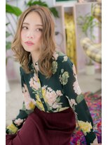 ミック ヘアアンドビューティー 大山店(miq  Hair&Beauty)&nbsp;無造作ウェーブでヒッピーライクに！b