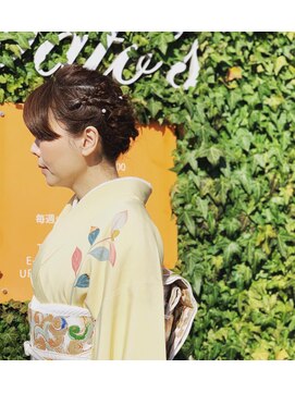 ヘアーデザイン ピニック(hair design P2C) お着物スタイル