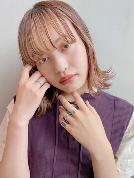 アルバム 銀座(ALBUM GINZA) フェイスフレーミングボブ_ハイライトカラー_8185