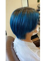 ナンバー エミライ 溝の口(N° emirai) 【ブリーチカラー】アクアブルーカラー