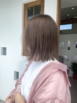 マール(MAAR) brown beige/切りっぱなしbob