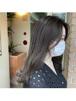 サロンドミルク 原宿(salon de MiLK) 夏の涼しげカラー　オリーブグレージュ　人気です！