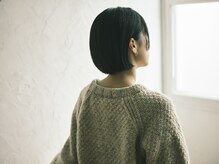 まっすぐにするだけではなくカットと連動した【ナチュラルなデザインストレート】【表参道・原宿】