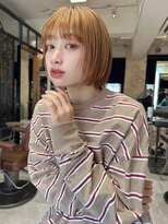 ミンクス 青山店(MINX) ハイトーン前上がりボブ