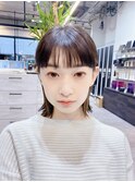 ☆ワイドバング外ハネタイトボブ大人前髪20代30代40代
