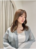 似合わせカット×ミディアム/ミルクティーベージュ