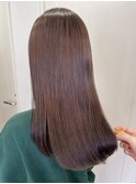 【湯田】プレミアムケアカラーでつやつやローズブラウン