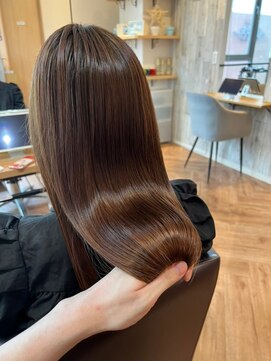 ジーナ 本八幡(Zina) 大人かわいい20代30代40代小顔ショコラベージュ　Zina本八幡