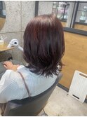 【札幌円山】ミディアム/赤みカラー/冬カラー/暖色カラー