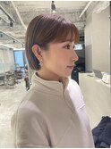 絶対モテるボブ切りっぱなしボブツヤボブ