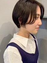 ラキ(laki) 小顔ボブ×ダークグレージュ　laki/広島/八丁堀/美容院