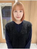 "久保田"切りっぱなしボブまとまるぷつっとカットワイドバング