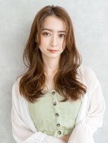 エレノア スパアンドトリートメント 博多店(Eleanor)&nbsp;【Eleanor】センターパート×ベージュ　博多