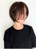 レイヤーカットハイライトダブルカラーインナカラーボブレイヤー