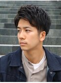 ビジネスカジュアルくせ毛風アイロンパーマ