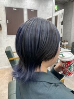 リミットバイアフィナー 大宮店(limit by Afinar)&nbsp;ウルフカット／ブルーバイオレット